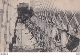 L4-49) CATASTROPHE DES PONTS DE CE  - 4 AOUT 1907 - VUE DU PONT ROMPU  - TRAIN -  WAGON - ( 2 SCANS ) - Les Ponts De Ce