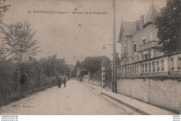 L21-24) RIBERAC (DORDOGNE)  AVENUE DE LA CHAROUFIE - ANIMEE - EN 1917 -  ( 2 SCANS ) - Riberac