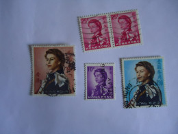 HONG  KONG  USED STAMPS 5  QUEEN  1992 - Altri & Non Classificati