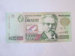 Uruguay 20000 Pesos 1991 UNC Banknote See Pictures - Uruguay