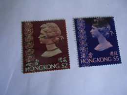 HONG  KONG  USED STAMPS  2 QUEEN 1973 - Autres & Non Classés