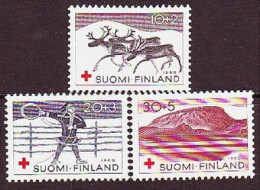 1960. Finland. Red Cross. MNH. Mi. Nr. 528-30 - Ungebraucht
