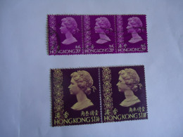 HONG  KONG  USED STAMPS  5  QUEEN 1973 - Andere & Zonder Classificatie