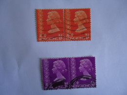 HONG  KONG  USED STAMPS  4  QUEEN 1973 - Sonstige & Ohne Zuordnung
