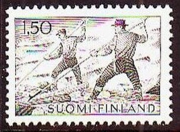 1963. Finland. Forestry, Floaters. MNH. Mi. Nr. 582 - Ongebruikt