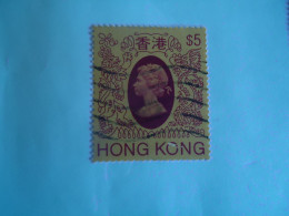 HONG  KONG  USED  STAMPS    QUEEN 1982  $ 5 - Other & Unclassified