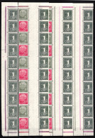 BRD Bund 285 X Postfrisch 4 Verschiedene 10er Streifen #JD058 - Andere & Zonder Classificatie