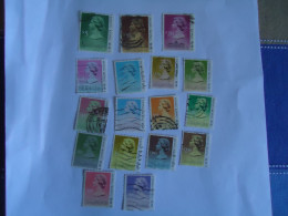 HONG  KONG  USED  STAMPS    17  QUEEN 1987 $ 5-10-20 - Otros & Sin Clasificación