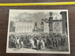 1873 ILL2 L'ÉVACUATION ENTRÉE DES TROUPES FRANÇAISES A NANCY Place Stanislas - Collezioni