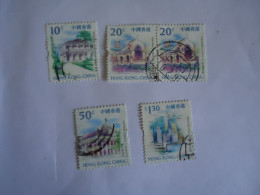 HONG  KONG  USED  STAMPS  5 BUILDING - Other & Unclassified