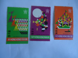 HONG  KONG  MNH  STAMPS  3 FESTIVAL 1975 - Other & Unclassified