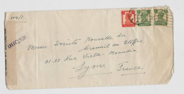 Sur ;lettre 1945 - 1936-47 Roi Georges VI