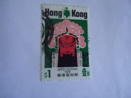 HONG  KONG  USED STAMPS  CARNIVAL MUSK 1974 $ 1 - Sonstige & Ohne Zuordnung