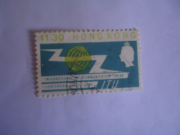 HONG  KONG  USED STAMPS  1965 UNION  ITU - Sonstige & Ohne Zuordnung