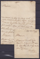 L. Datée 22 Mars 1763 De HACCOURT Pour LIEGE Par Messager - Man. "payé 2 Sous Ce 21 Mars 1763" - 1714-1794 (Pays-Bas Autrichiens)