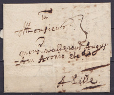 L. Datée 22 Février 1693 De GAND Pour LILLE - Port "3" - 1621-1713 (Países Bajos Españoles)