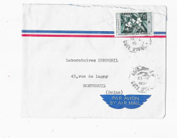 Sur Lettre BY AIR MAIL -  AFRIQUE OCCIDENTALE FRANÇAISE   - 15f - Briefe U. Dokumente