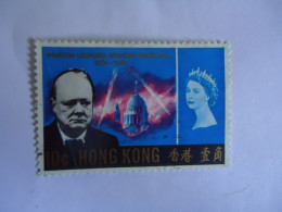 HONG  KONG  USED STAMPS 1965 CHURCHILL - Other & Unclassified