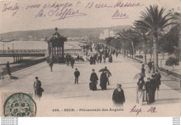 L3-06) NICE PROMENADE DES ANGLAIS - EN 1903 - ( 2 SCANS ) - Life In The Old Town (Vieux Nice)