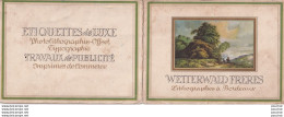 Wetterwald Frères - Lithograhie à Bordeaux - Calendrier De 1951 - 10,8 X 7,8 - ( 2 Scans) - Tamaño Pequeño : 1941-60