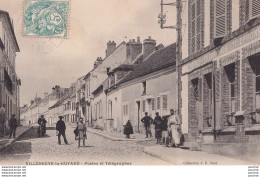 L18-89) VILLENEUVE LA GUYARD (YONNE) POSTES ET TELEGRAPHES  - ANIMEE - HABITANTS  - Villeneuve-la-Guyard