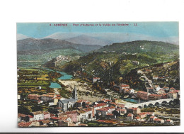 CPA DPT 07 AUBENAS  LE PONT  ET VALLEE DE L ARDECHE - Aubenas