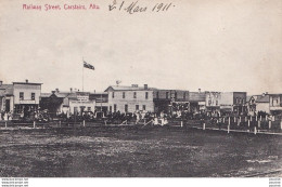 M1- RAILWAY STREET , CARSTAIRS , ALTA - 21 MARS 1911 - ( 2 SCANS ) - Other & Unclassified