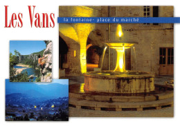 LES VANS  Multivue  La Fontaine Du Marché  12  (scan Recto Verso)KEVREN000 - Les Vans