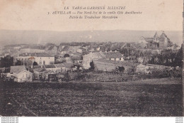 M14-82) AUVILLAR - VUE NORD - EST DE LA VIEILLE CITE AUVILLARAISE PATRIE DU TROUBADOUR MARCABRUN - ( 2 SCANS ) - Auvillar