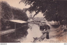 M16-77) LISY SUR OURCQ - CANAL DE L ' OURCQ - PORT DE LA SUCRERIE - ( 2 SCANS ) - Lizy Sur Ourcq