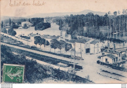 M21-31) SALIES DE SALAT - LE PONT ET LA VALLEE DU SALAT EN AVAL - VOIES FERREES - PASSAGE A NIVEAU - EN 1908 - Salies-du-Salat