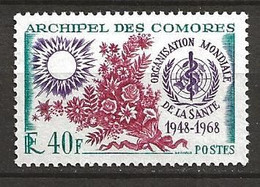 COMORES 1968 .  N° 46 . Neuf  ** (MNH) . - Ongebruikt