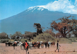 KENYA Masai Herdsmen Et Mt KILIMANJARO  34 (scan Recto Verso)KEVREN08VIC - Kenia