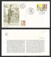 SD)1979 FAROE ISLANDS FIRST DAY COVER, EUROPA CEPT ISSUE, POSTAL HISTORY, DENMARK - BISECTED 1905, DENMARK OVERLOADED 19 - Färöer Inseln