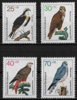 ALLEMAGNE - OISEAUX - RAPACES - N° 604 A 607 - NEUF** MNH - Eagles & Birds Of Prey