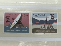 1980 Norvège MNH Telefonen I Norge - Unused Stamps