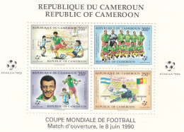 CAMEROON Block 25,unused - 1990 – Italien