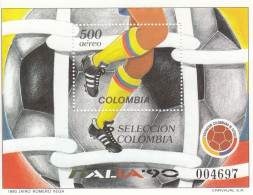 COLOMBIA Block 44,unused - 1990 – Italien