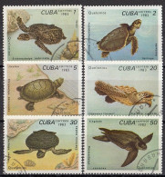 CUBA 2766-2771,used - Schildkröten