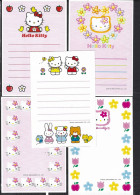 Giappone, Japan 1998, Gatta Hello Kitty, Cats; 5 Intero Postale, 5 Unused Postal Stationery + Their Envelope. - Chats Domestiques