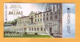 2017 Moldova Moldavie Moldau  Europa - Cept  Castle. Mimi. Bulboaca 1v Mint - 2017