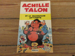 BD Pt Format Achille TALON Et Le QUADRUMANE OPTIMISTE 1980. 120 Pages.           - Andere Magazine