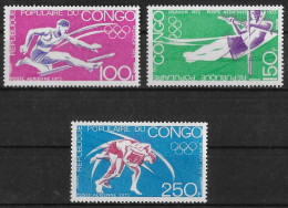 CONGO - JEUX OLYMPIQUES DE MUNICH EN 1972 - PA 150 A 152 - NEUF** MNH - Summer 1972: Munich