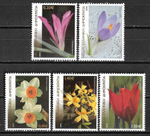 GREECE 2005 Greek Flora Complete MNH Set Vl. 2275 / 2279 - Ungebraucht