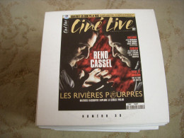 CD PROMO BANDES ANNONCES FILM CINE LIVE 39 10.2000 RIVIERES POURPRES RENO CASSEL - Other Formats