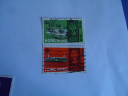 HONG  KONG  USED STAMPS  SEA GRAFT  WITH POSTMARK  1968 SHIPS - Other & Unclassified