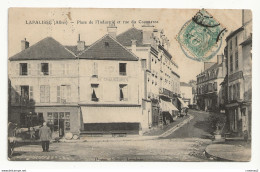 03 LAPALISSE Place De L'Industrie Et Rue Du Commerce Fabrique De Chaussures Attelage Cheval En 1905 - Lapalisse