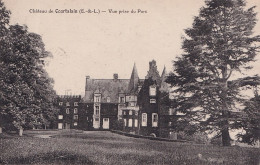 I3-28) CHATEAU DE COURTALAIN - EURE ET LOIR - VUE PRISE DU PARC - EN 1924 -( 2 SCANS ) - Courtalain