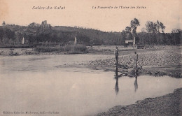 I9-31) SALIES DU SALAT - HAUTE  GARONNE - LA PASSERELLE DE L USINE DES SALINS - ANIMEE - ( 2 SCANS ) - Salies-du-Salat