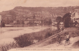 I10-47) CASTELMORON SUR LOT - LE QUAI FONFREDE ET LE COTEAU - ( 2 SCANS ) - Castelmoron